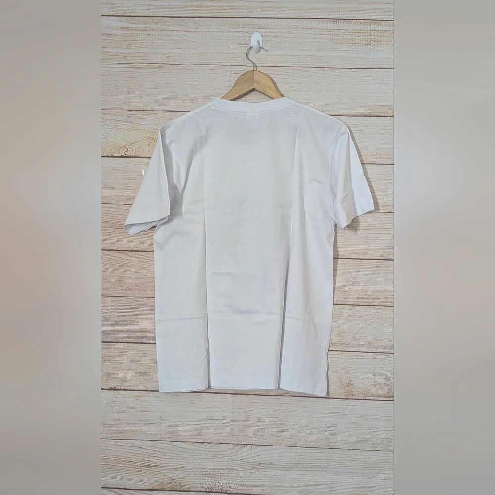 Unisex Size 42 White 100%Cotton Top Lord Ganesh Print  T-shirt New without Tags - Picture 3 of 6